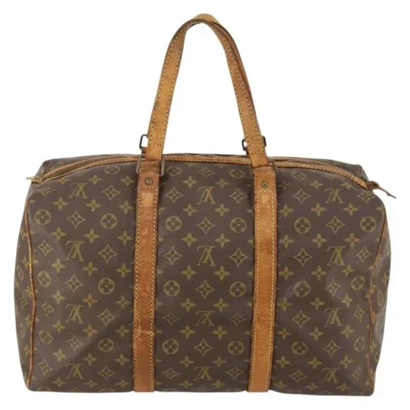 LOUIS VUITTON Monogram Sac Souple 45 Boston Bag M41624 LV Auth 148049 - Picture 3 of 16